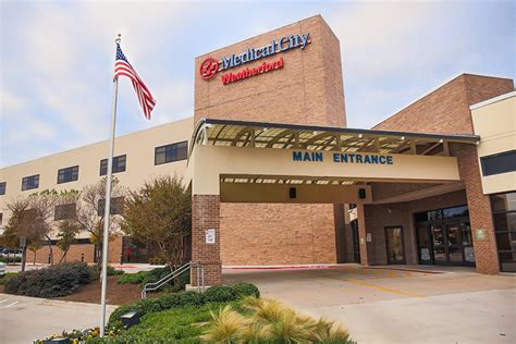 Medical city weatherford - Medical City Weatherford in Weatherford, TX is rated high performing in 1 adult procedure or condition. It is a general medical and surgical facility. Patient Experience. Medical Surgical... 